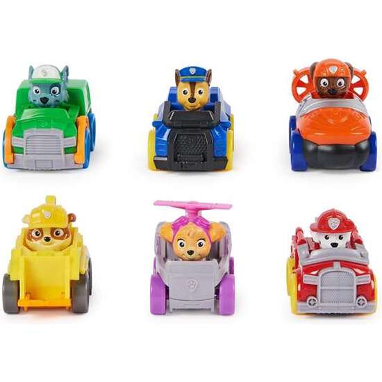 PAW GIFT PACK 6 VEHÍCULOS PUP SQUAD RACER - MODELOS SURTIDOS image 2