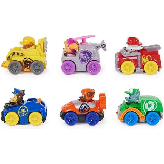 PAW GIFT PACK 6 VEHÍCULOS PUP SQUAD RACER - MODELOS SURTIDOS image 3