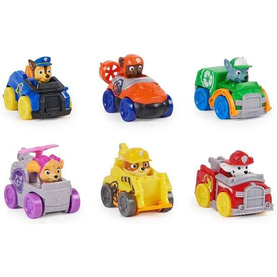 PAW GIFT PACK 6 VEHÍCULOS PUP SQUAD RACER - MODELOS SURTIDOS image 4