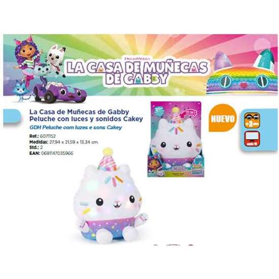 GDH PELUCHE CON LUCES Y SONIDOS CAKEY image 0