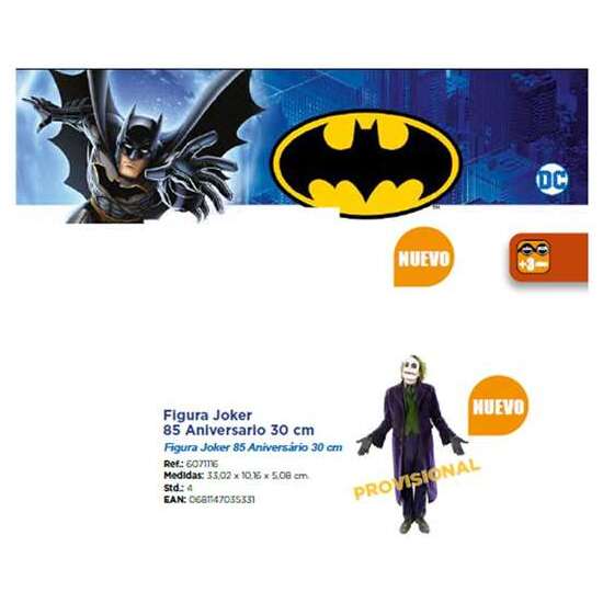 BAT FIGURA JOKER 85 ANIVERSARIO 30 CM image 0
