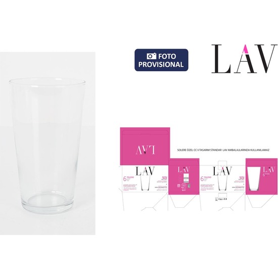 SET 6 VASOS 470CC TOLEDO image 0