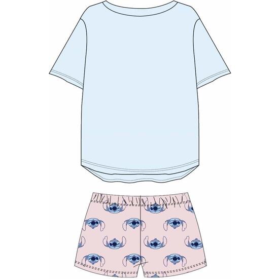 PIJAMA CORTO SINGLE JERSEY STITCH image 1
