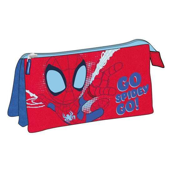 ESTUCHE PORTATODO 3 COMPARTIMENTOS SPIDEY image 0
