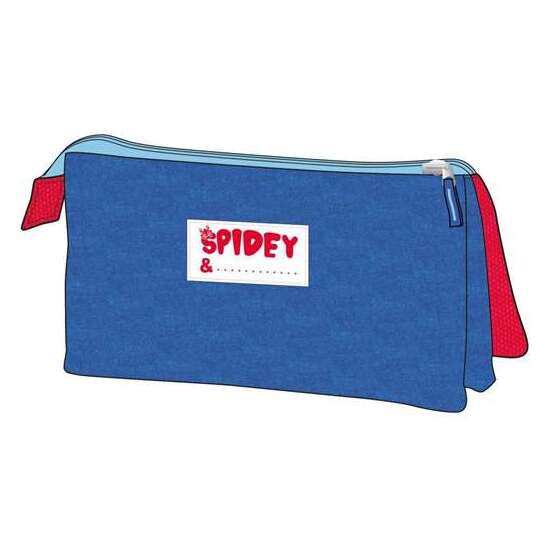 ESTUCHE PORTATODO 3 COMPARTIMENTOS SPIDEY image 1