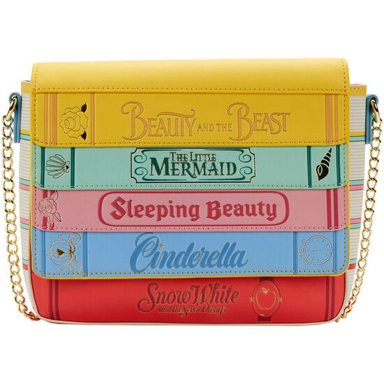 BOLSO BANDOLERA LIBROS CLASICOS PRINCESAS DISNEY LOUNGEFLY image 0
