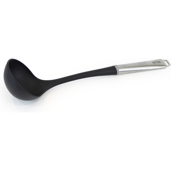 CUCHARON NYLON MANGO ACERO QUTTIN image 0