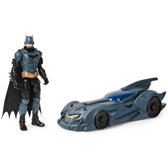 BAT BATMOVIL + FIGURA BATMAN 30CM image 2