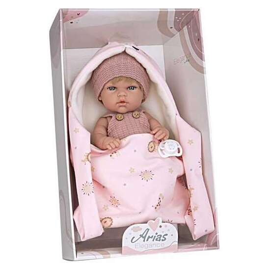 MUÑECA ELEGANCE 30 CM NATAL ROSA C/PORTABEBE (CUERPO VINYL, SEXO NIÑA) image 0