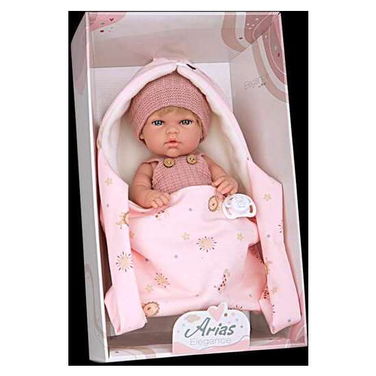 MUÑECA ELEGANCE 30 CM NATAL ROSA C/PORTABEBE (CUERPO VINYL, SEXO NIÑA) image 2