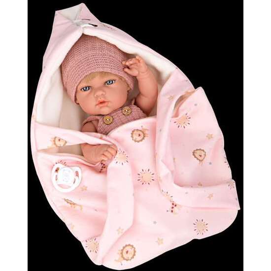 MUÑECA ELEGANCE 30 CM NATAL ROSA C/PORTABEBE (CUERPO VINYL, SEXO NIÑA) image 4