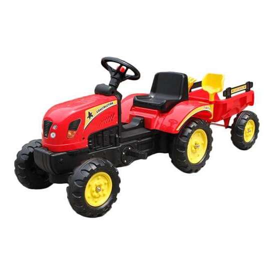 TRACTOR A PEDALES ROJO. image 0