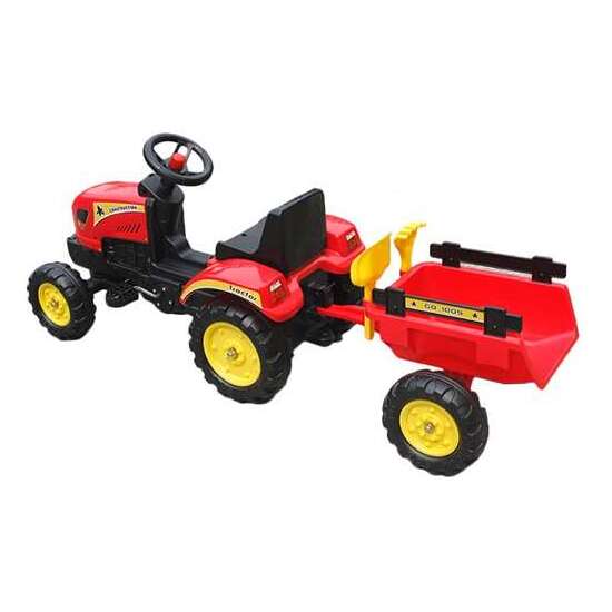 TRACTOR A PEDALES ROJO. image 2