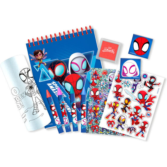 SET PAPELERIA 3D SPIDERMAN MARVEL image 1