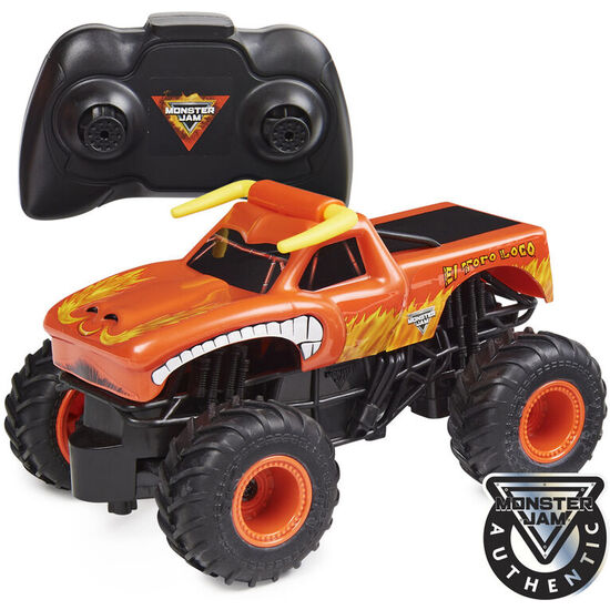 COCHE RADIO CONTROL TORO LOCO RC MONSTER JAM 1:24 image 2