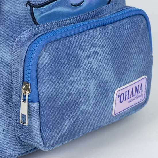 MOCHILA CASUAL MODA APLICACIONES STITCH image 2