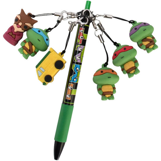 BOLIGRAFO + FIGURA TORTUGAS NINJA image 1