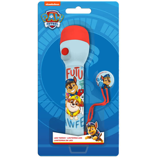 LINTERNA LED GRANDE PATRULLA CANINA PAW PATROL image 0