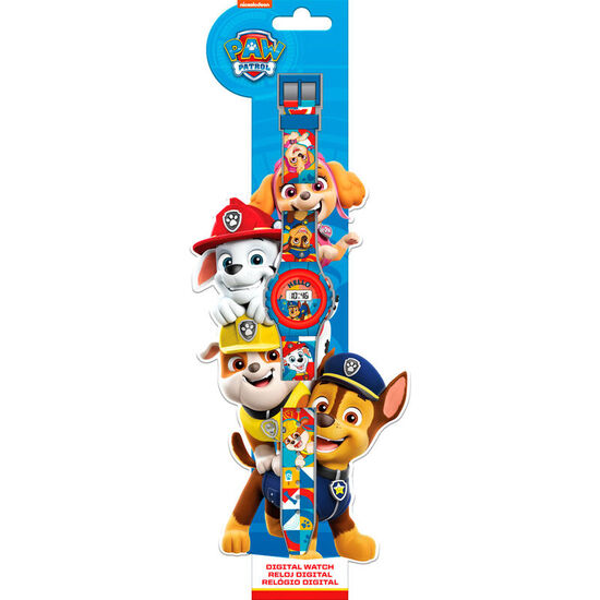 RELOJ DIGITAL PATRULLA CANINA PAW PATROL image 0