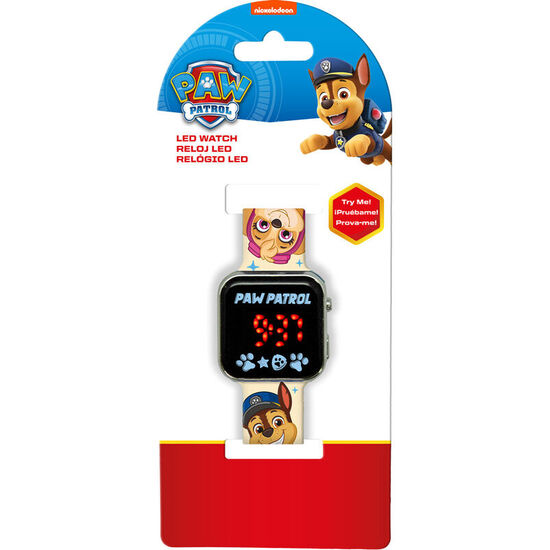 RELOJ LED PATRULLA CANINA PAW PATROL image 0