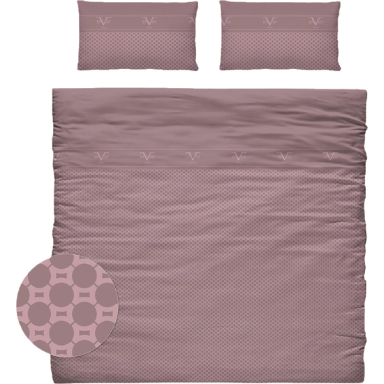 FUNDA NORDICO + 2 FUNDA ALMOHADA PARA CAMA 135CM ROSA image 0