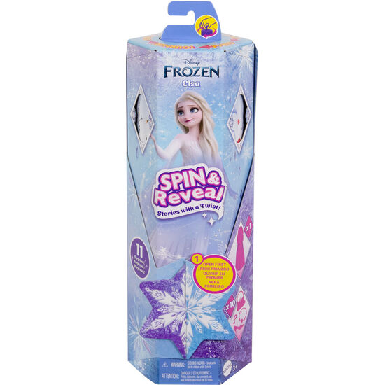 MUÑECA SPIN AND REVEAL ELSA FROZEN DISNEY image 1