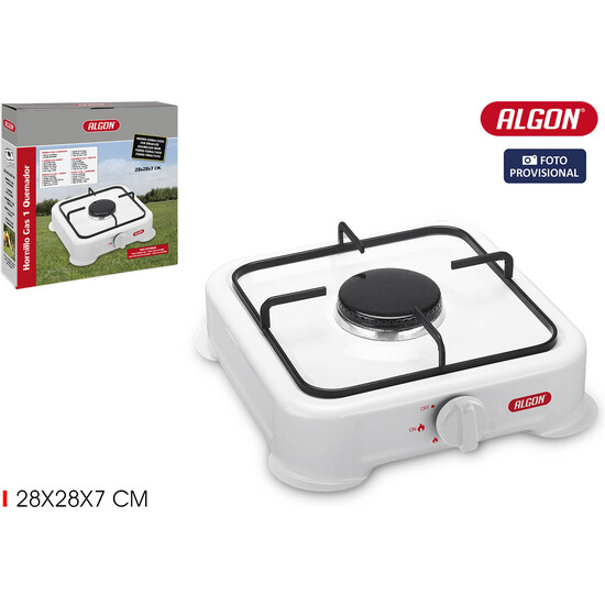 HORNILLO 1 FUEGO GAS 28X28X7CM ALGON BBQ image 1
