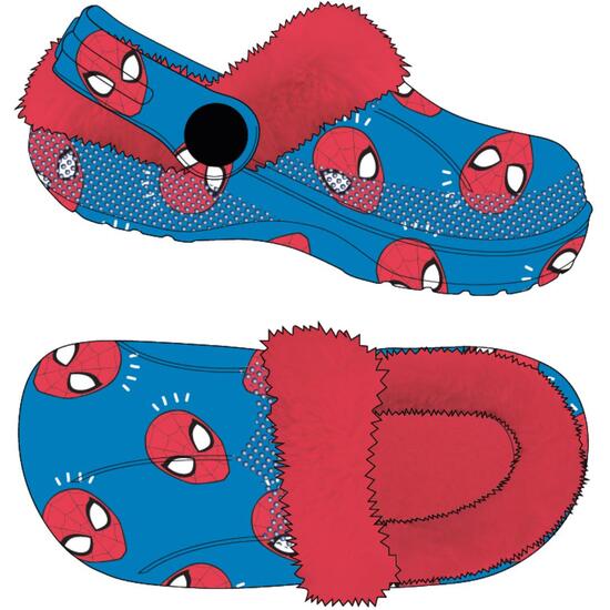 ZAPATILLAS DE CASA ZUECO BORREGUILLO SPIDERMAN image 0