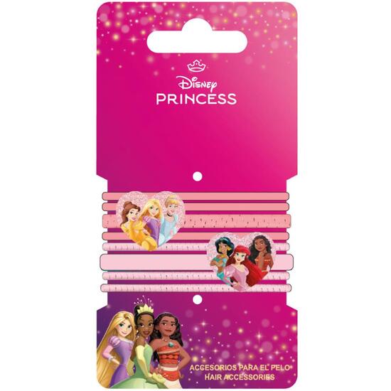 ACCESORIOS PELO ELÁSTICOS 8 PIEZAS PRINCESS image 0