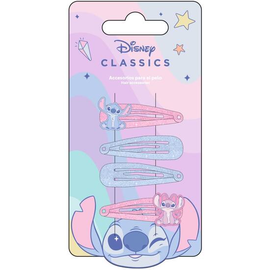 ACCESORIOS PELO CLIPS 4 PIEZAS STITCH image 0