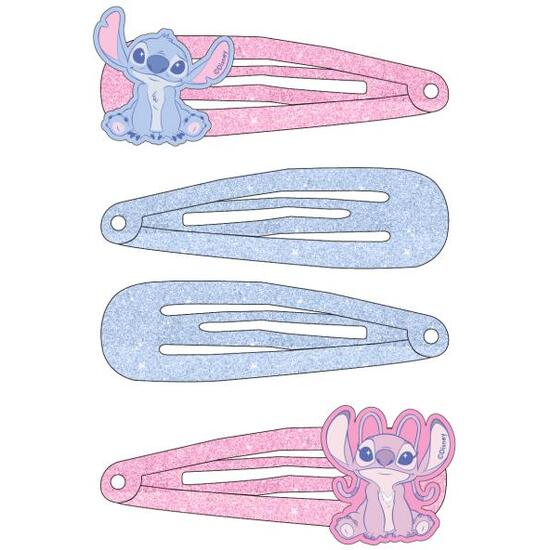 ACCESORIOS PELO CLIPS 4 PIEZAS STITCH image 1