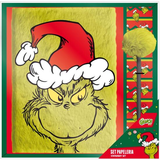 SET DE PAPELERÍA BOLÍGRAFO THE GRINCH image 0