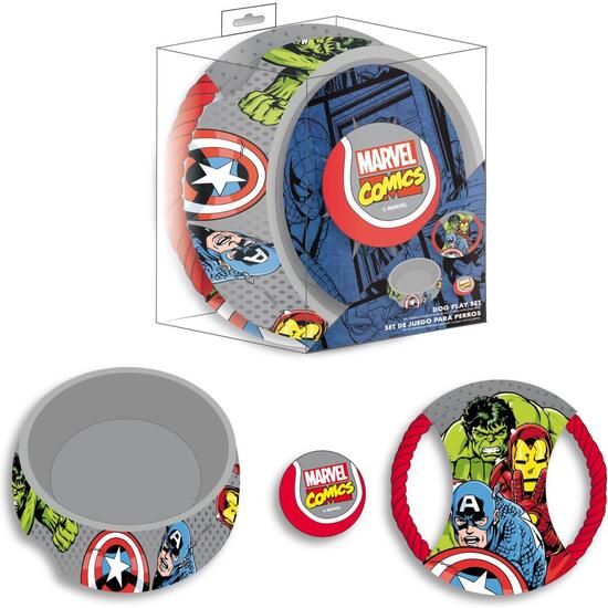 SET PARA MASCOTAS JUGUETE MARVEL image 0