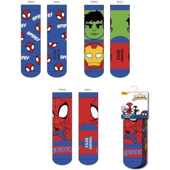 PACK CALCETINES 3 PIEZAS SPIDEY image 0