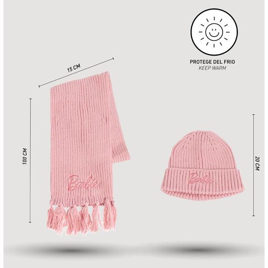 CONJUNTO 2 PIEZAS BUFANDA BARBIE image 4