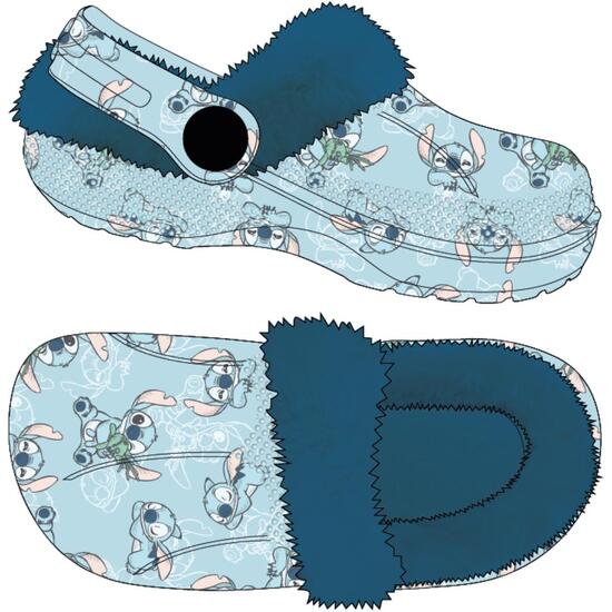 ZAPATILLAS DE CASA ZUECO BORREGUILLO STITCH image 0