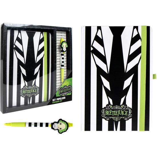 SET DE PAPELERÍA BOLÍGRAFO BEETLEJUICE image 0