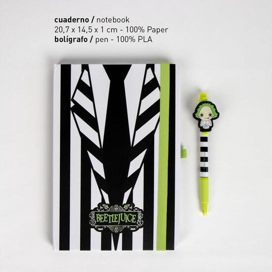 SET DE PAPELERÍA BOLÍGRAFO BEETLEJUICE image 1
