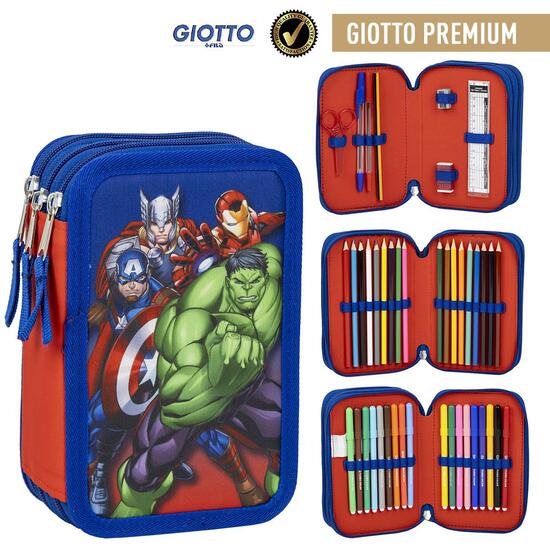 PLUMIER CON ACCESORIOS GIOTTO AVENGERS image 0
