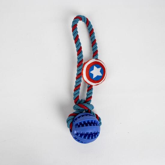 JUGUETE PARA PERRO CUERDA AVENGERS CAPITAN AMERICA image 4
