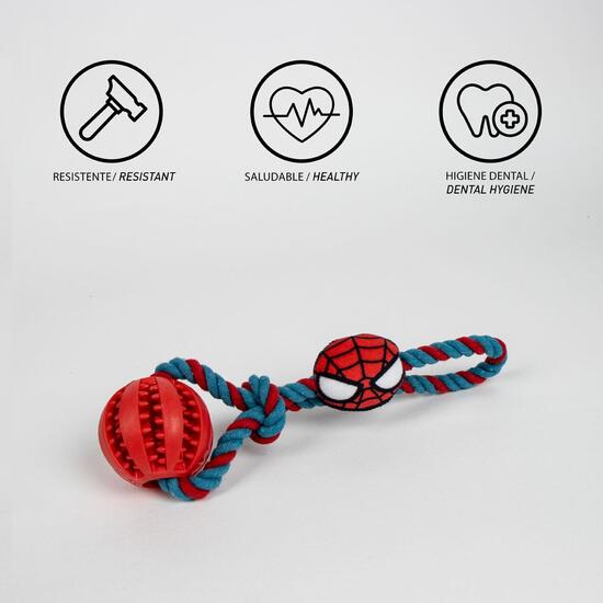 JUGUETE PARA PERRO CUERDA SPIDERMAN image 3