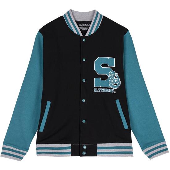 SUDADERA CON CREMALLERA COTTON BRUSHED HARRY POTTER SLYTHERIN image 0