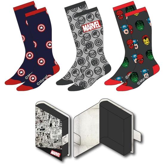 PACK CALCETINES 3 PIEZAS MARVEL image 0