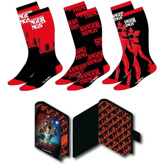 PACK CALCETINES 3 PIEZAS STRANGER THINGS image 0