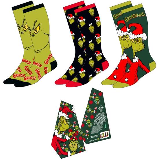 PACK CALCETINES 3 PIEZAS THE GRINCH image 0