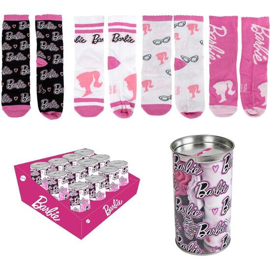 PACK CALCETINES 4 PIEZAS BARBIE image 0