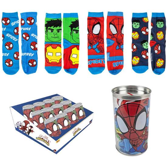 PACK CALCETINES 4 PIEZAS SPIDEY image 0