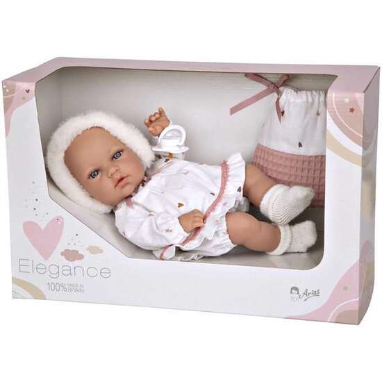 MUÑECA ELEGANCE 30 CM NATAL BLANCO C/BOLSA MULTIUSOS (CUERPO VINYL, SEXO NIÑA) image 0