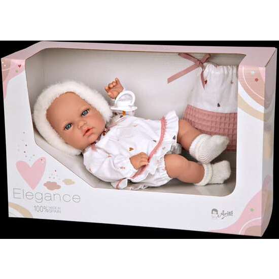 MUÑECA ELEGANCE 30 CM NATAL BLANCO C/BOLSA MULTIUSOS (CUERPO VINYL, SEXO NIÑA) image 4
