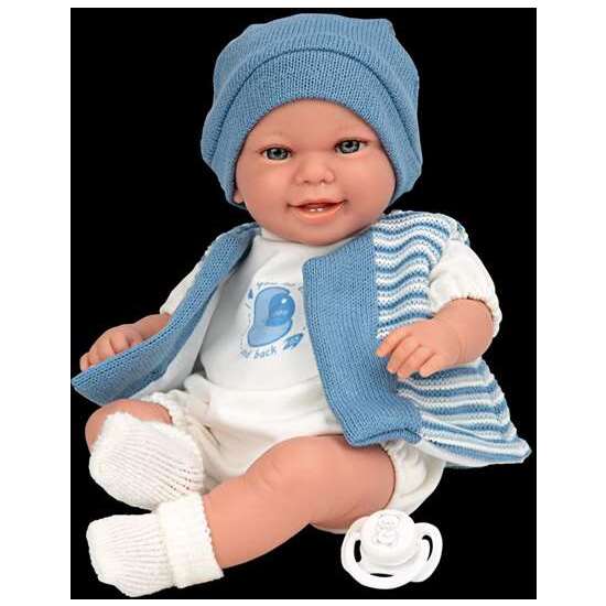 MUÑECA ELEGANCE 35 CM BABYTO AZUL C/MECANISMO RISA TRY ME image 3